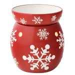Scentsy Red Snowflake Full-Size Warmer