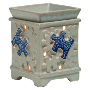 Autism Awareness Piece by Piece Candle Warmer