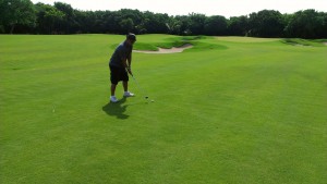 Shawn Robinson Golfing