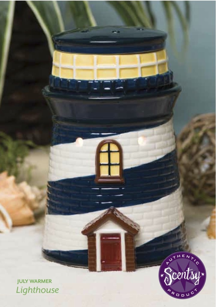 A Cheerful Giver A Lighthouse Tabletop Wax Melter Multicolor