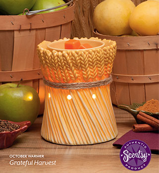 Grateful Harvest Scentsy Candle Warmer of the Month October 2014