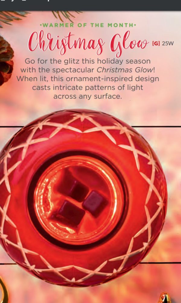 Christmas Glow - November Scentsy Warmer of the Month
