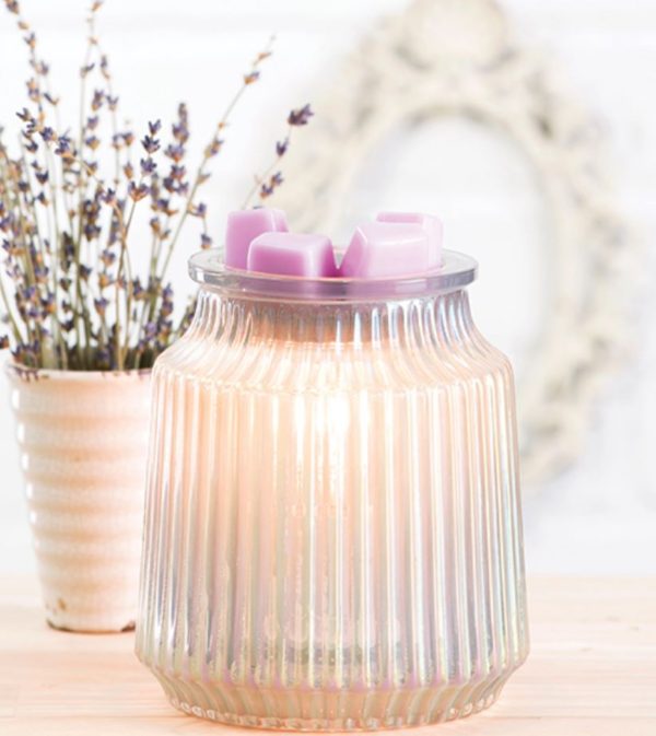 Fluted Gray Scentsy Warmer