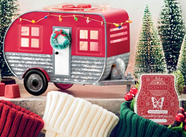 scentsy christmas camper November warmer of the Month