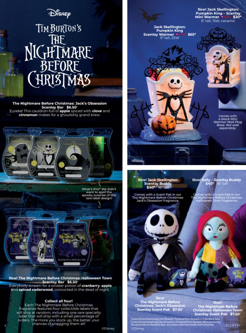 Details about   Scentsy Awesome Nightmare Before Christmas Scentsy bundle.Free shipping 