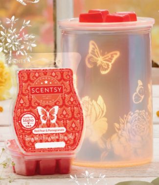 cast pink scentsy warmer February 2021