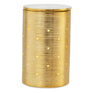 etched core scentsy warmer gold