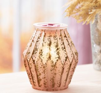 mirrored rose scentsy warmer