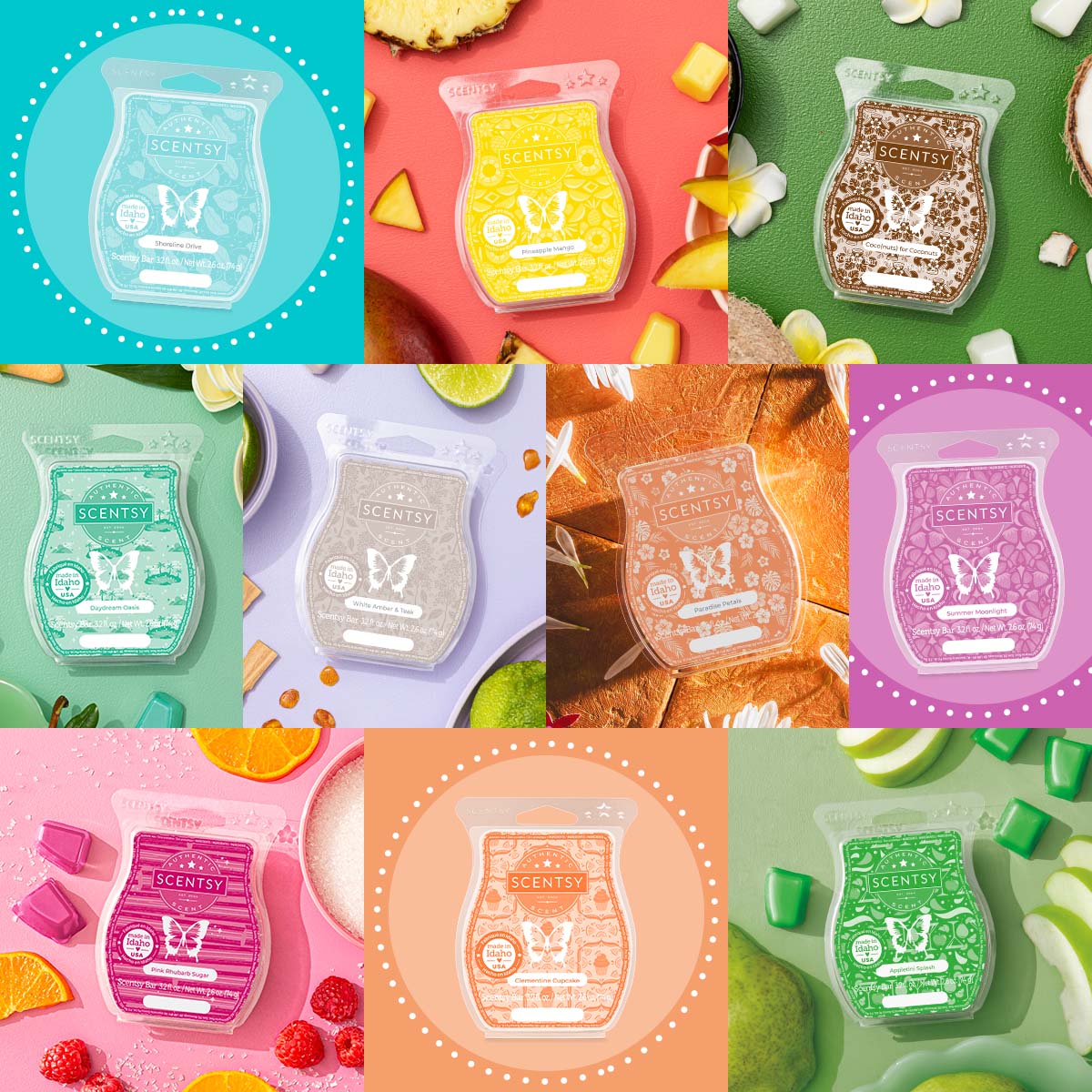 2022 Spring Summer Scentsy Wax Bars List The Safest Candles