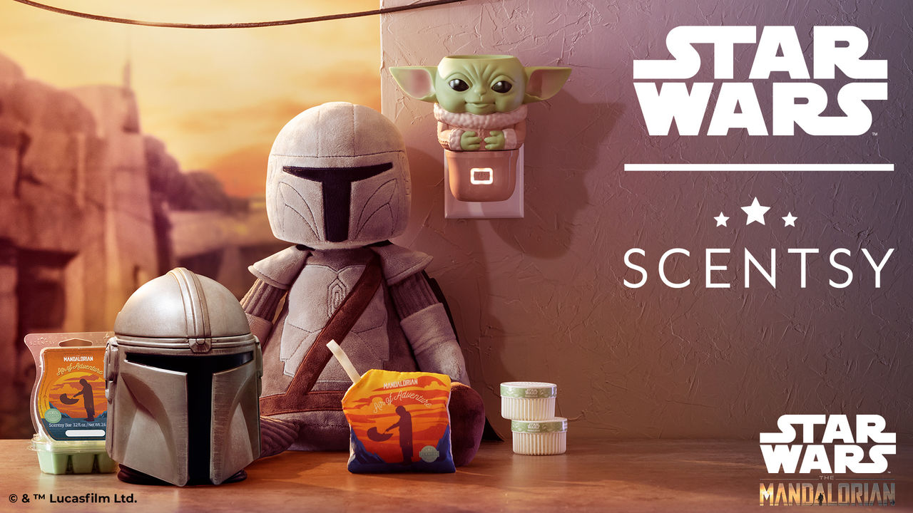 The Mandalorian Scentsy Warmer and buddy Bundle