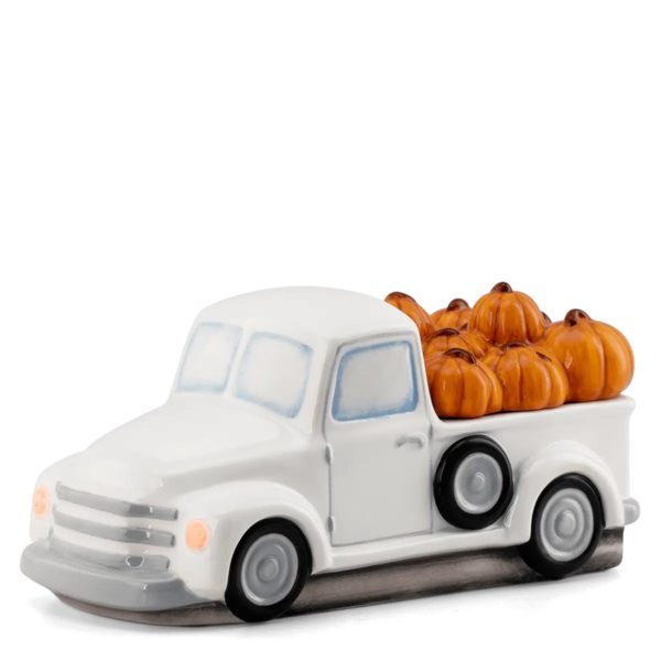 Retro White Truck Pumpkin Delivery Scentsy Warmer
