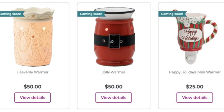 Scentsy Christmas Favorite Warmers Coming